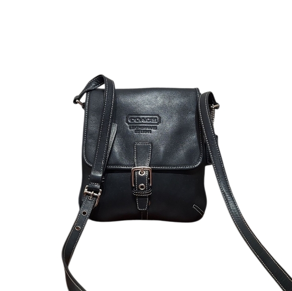 Coach Vintage Leather Messenger Crossbody No. 9353 EUC - Picture 2 of 10